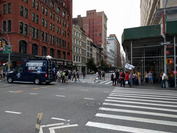 A strangely quiet Chelsea, Manhattan. Courtesy Santi Suthinithet.